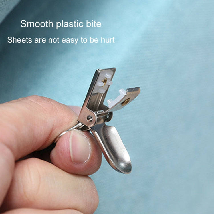 4pcs Sofa Fixer Fabric Sofa Cushion Fixing Strap Blanket Sheet Fastening Buckle, Color: Large White