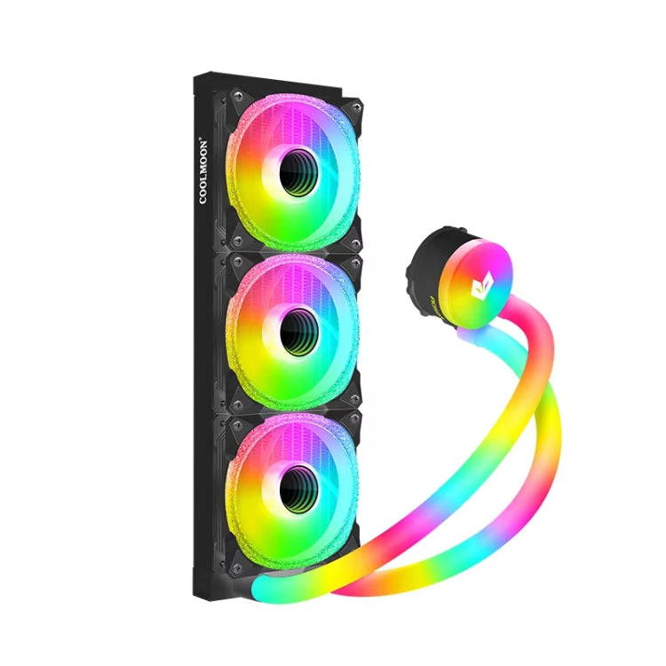COOLMOON AS360 Magic Diamond Edition Computer Cooler ARGB Water Cooling Light Integrated CPU Radi...