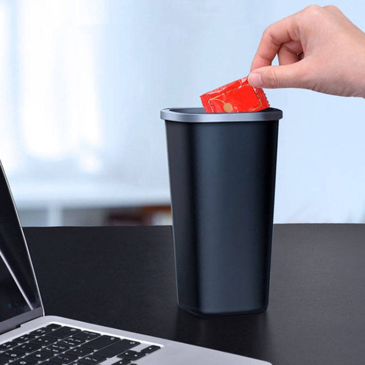Simple Car Trash Can Automobile Storage Bin With Trash Bag(Black)