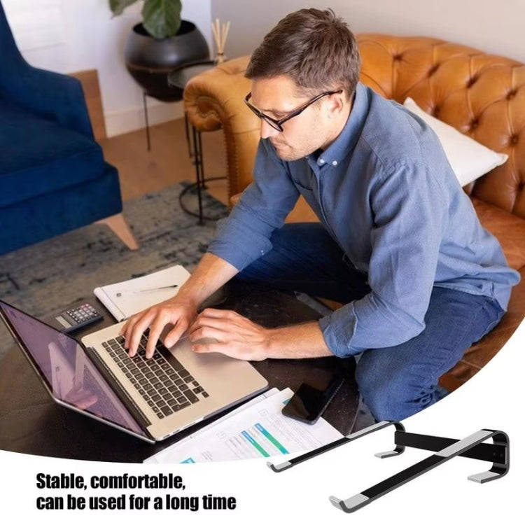 Aluminum Alloy Desktop Laptop Stand(Silver)