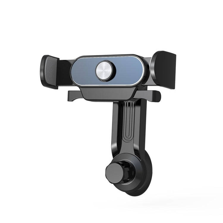 Car Air Outlet Mobile Phone Holder Automatic Lock Snap-on Navigation Holder(Blue)