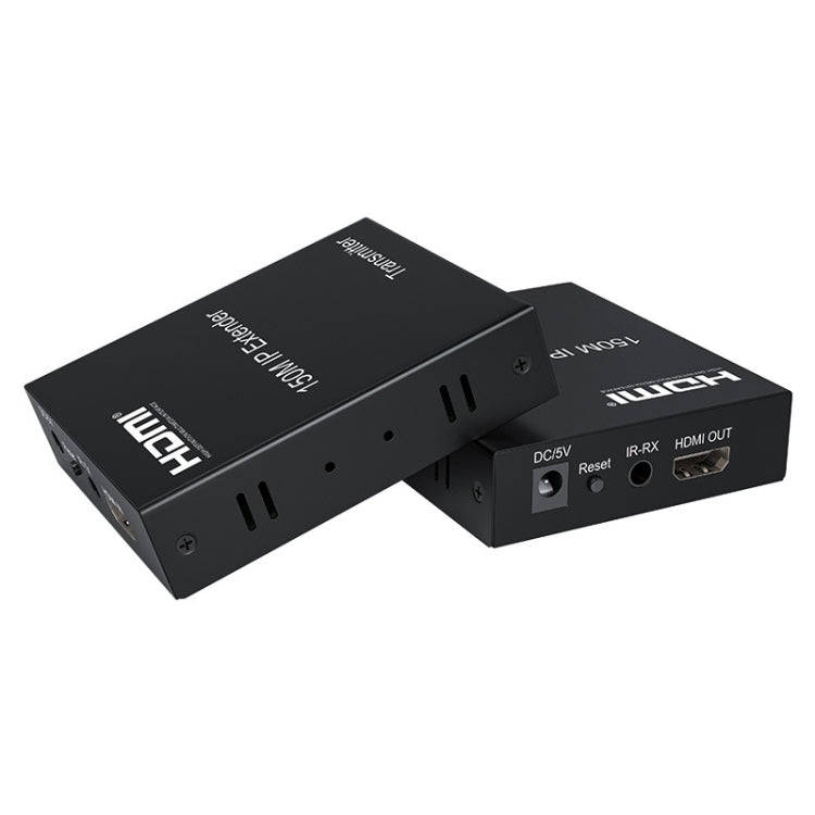 150m HDMI Network Cable Extender IP One To Many Computer Monitors, Transmitter+Receiver, US Plug