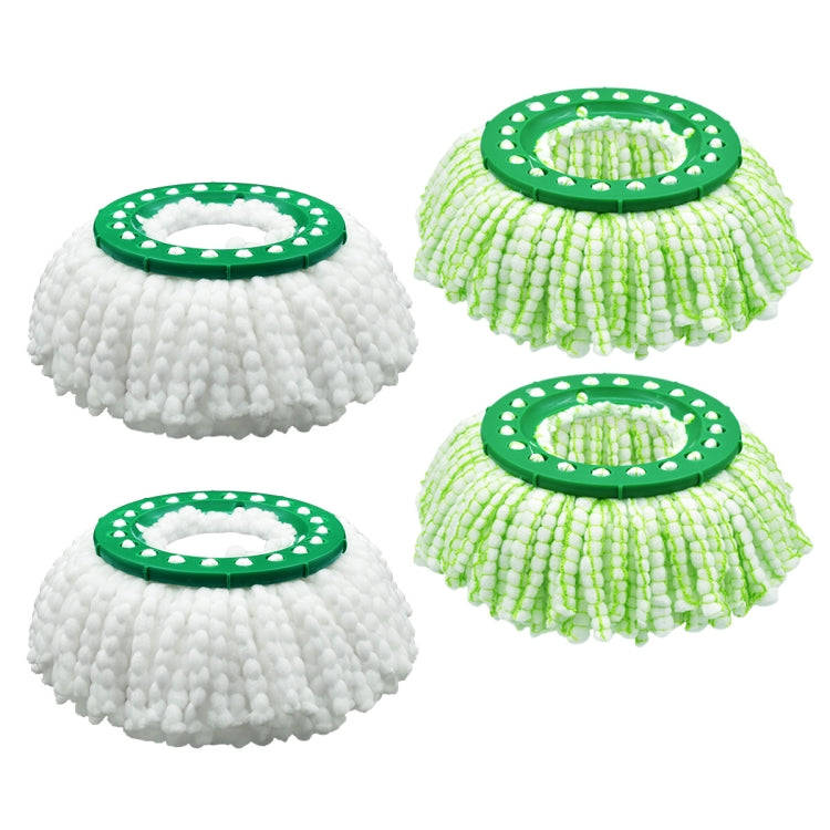 For Libman Tornado Spin Mop Microfiber Mop Pad Replacement Parts(White)