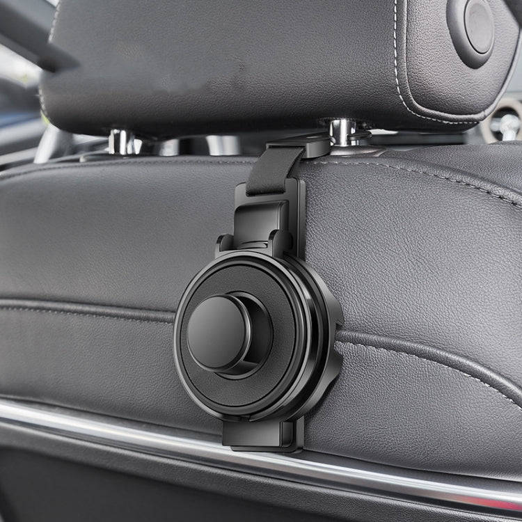 3 In 1 Car Seat Back Hanger for Cup and Phone Vehicle Seat Headrest Hooks(Black)