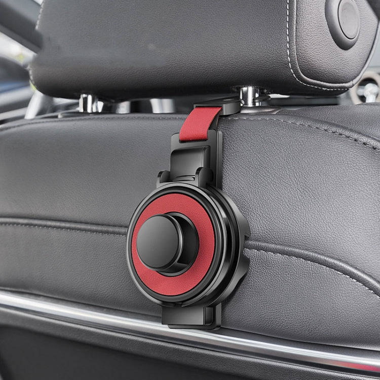 3 In 1 Car Seat Back Hanger for Cup and Phone Vehicle Seat Headrest Hooks(Red)