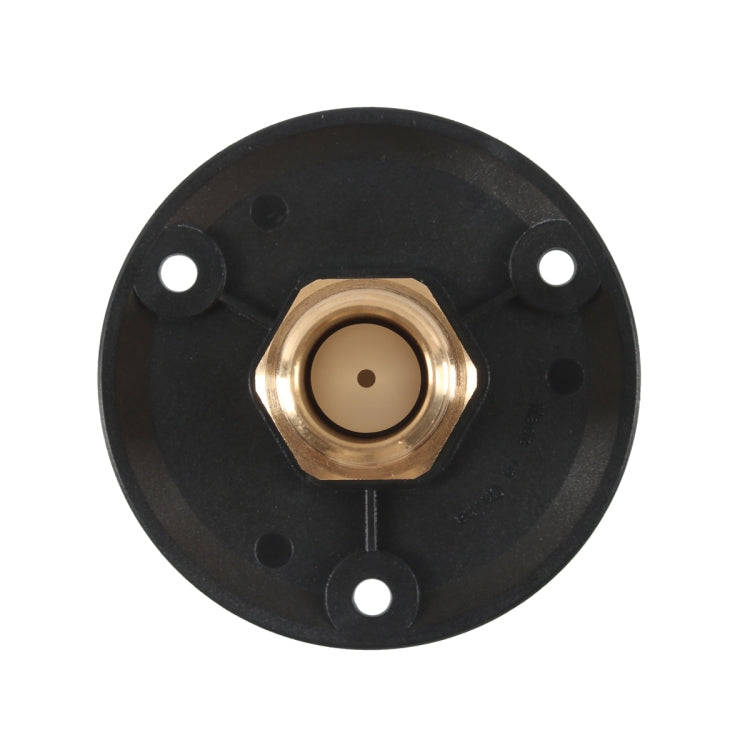 Brass Water Inlet Check Valve For Yacht RV With Adapter(Black)