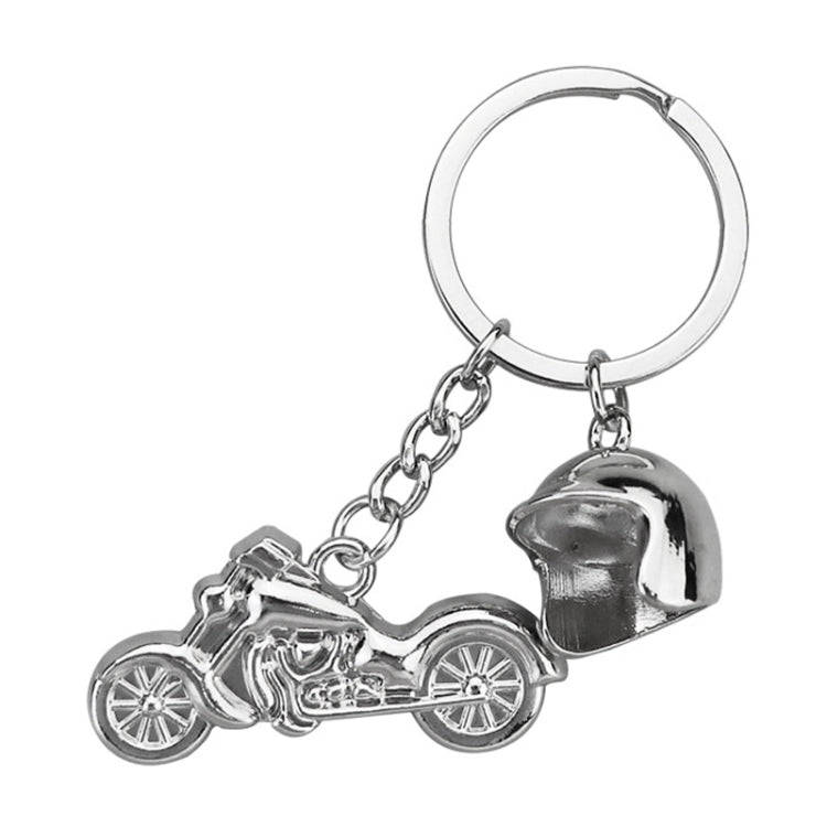 Simulation Cool Motorcycle Keychain Metal Decoration Pendant, Style: X-348