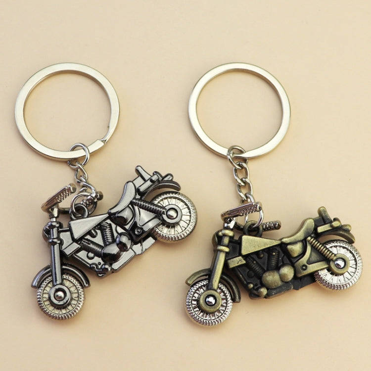 Simulation Cool Motorcycle Keychain Metal Decoration Pendant, Style: X-231 Black