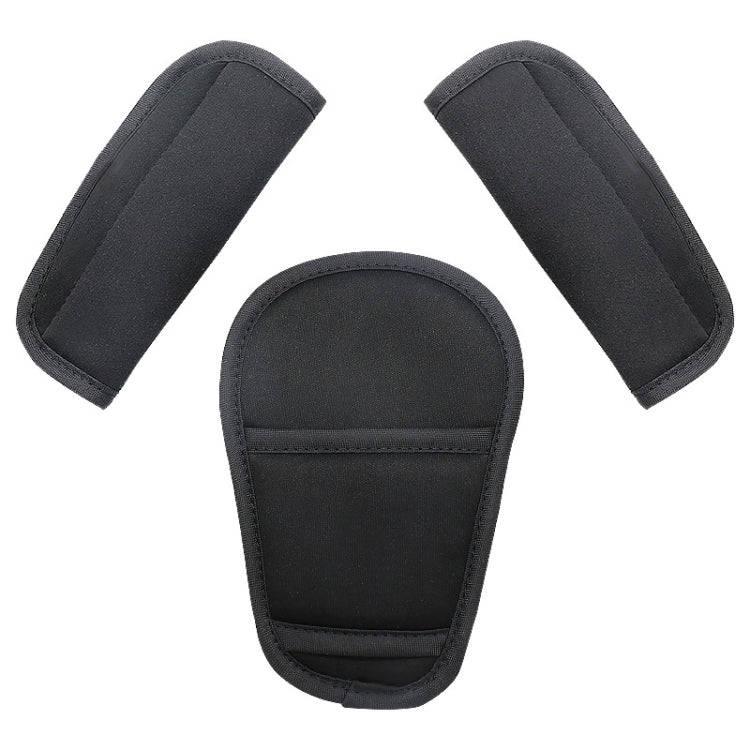Car Child Safty Seat Belt Protective Cover, Size: 18x12cm(Black)