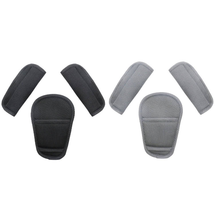 Car Child Safty Seat Belt Protective Cover, Size: 18x12cm(Black)