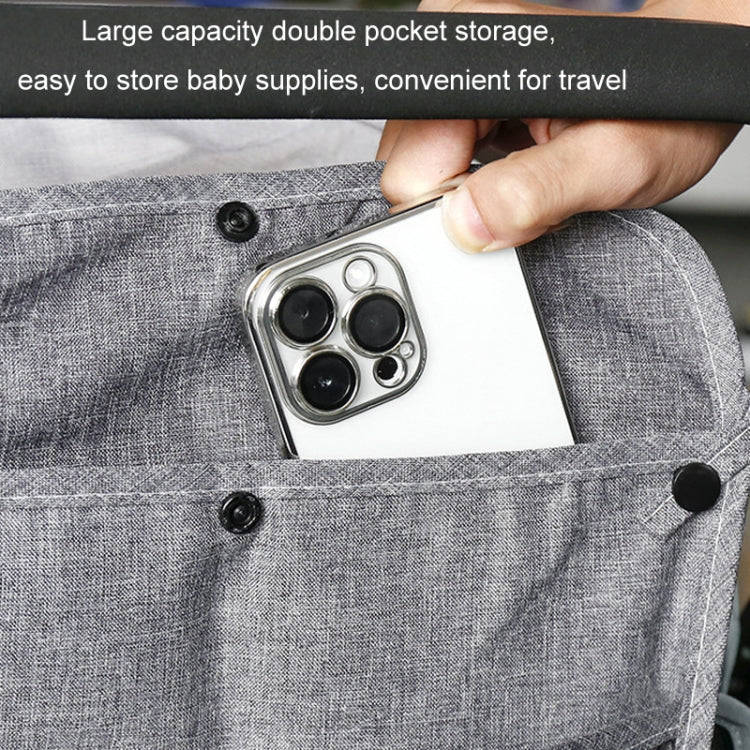 Baby Stroller Bag Mobile Phone Tissue Storage Bag, Size: 40x29cm(Blue)