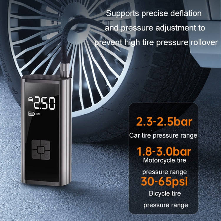 Electric Vehicle Lighting Tire Air Pump Tire Pressure Detection(Wired Model)