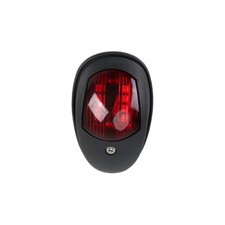 Marine Navigation Warning Light Signal LED Yacht Light, Color: Black Shell Red