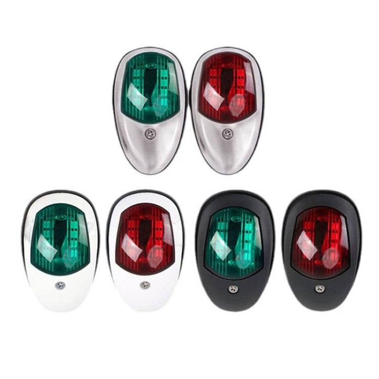 Marine Navigation Warning Light Signal LED Yacht Light, Color: Black Shell Red