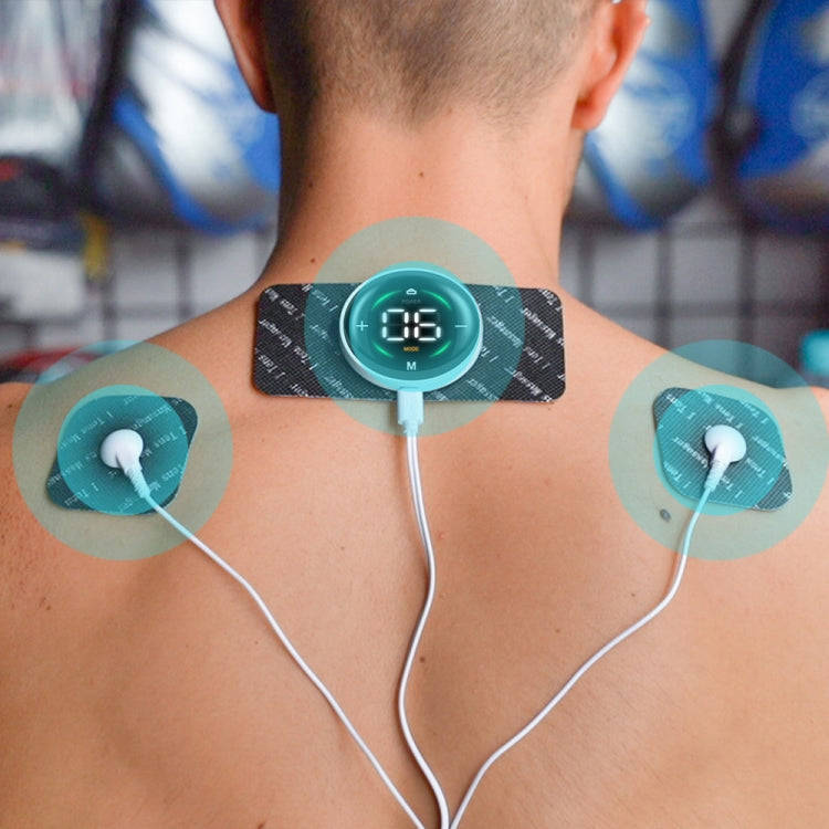 Cervical Massager EMS Pulse Therapy Device Full Body Massage Patch, Spec: Double Host Without Remote