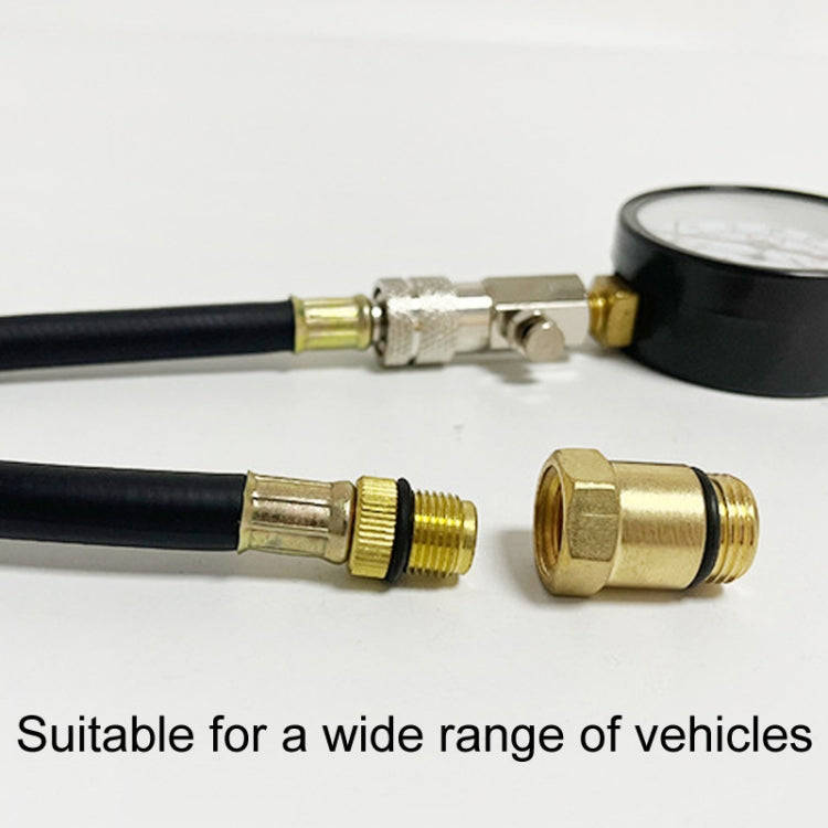 2pcs / Set G324 Motorcycle And Vehicle Cylinder Pressure Inspection Gauge Cylinder Pressure Test ...