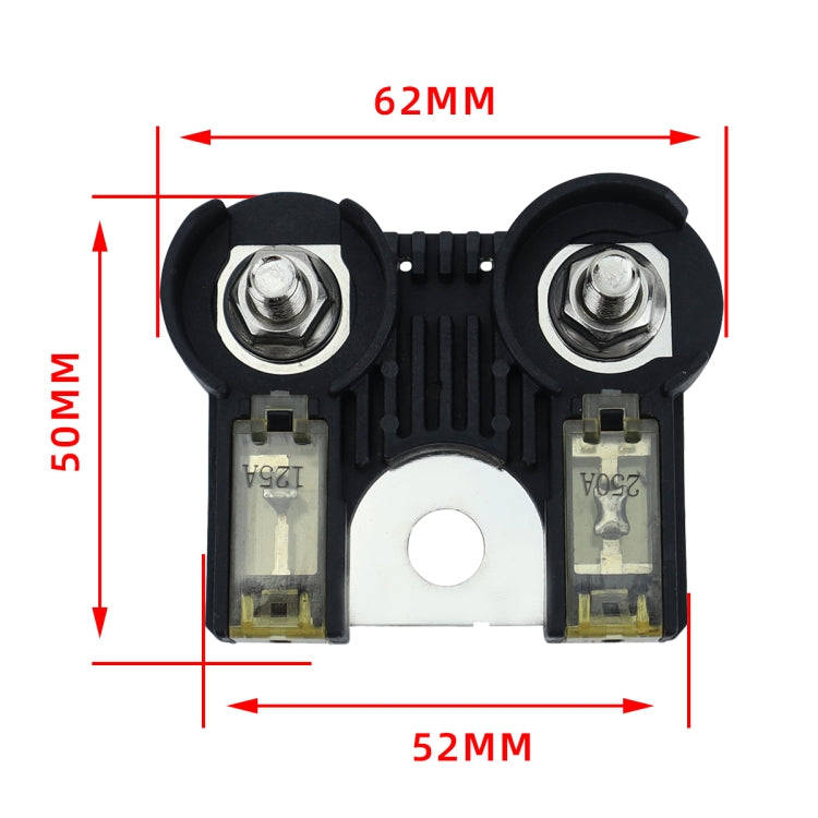 For Ford F-150 Raptor / Lincoln Pure Copper Battery Terminal Bipolar Fuse Holder(125/250A)