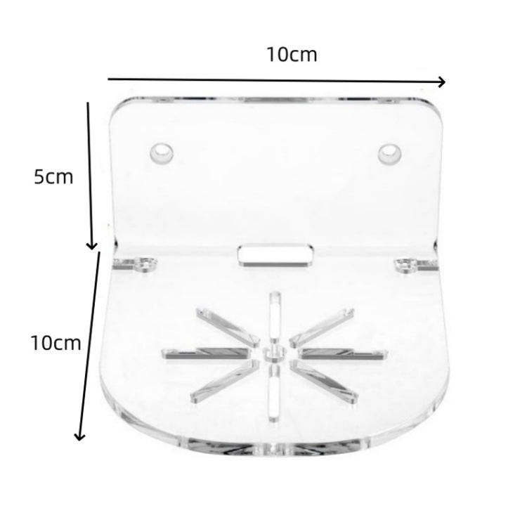 YX135 3pcs / Set Acrylic Wall Mount Bracket For Baby Monitor / Safety Camera / Speaker