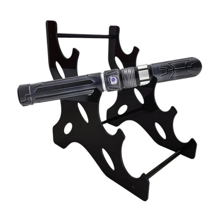 YX137 Acrylic Light Saber Display Stand 4 Layers Toy Holder