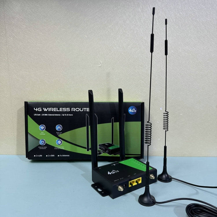 4G Wireless Plug-in Router Detachable Extension Antenna LTE Monitoring Network WiFi Hotspot, EU P...