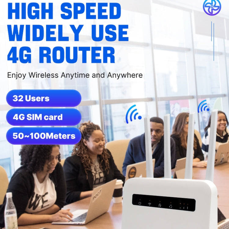For European / Asian / African 4G CPE WiFi6 Plug-in Wireless Router Dual Port Wireless Hotspot, E...