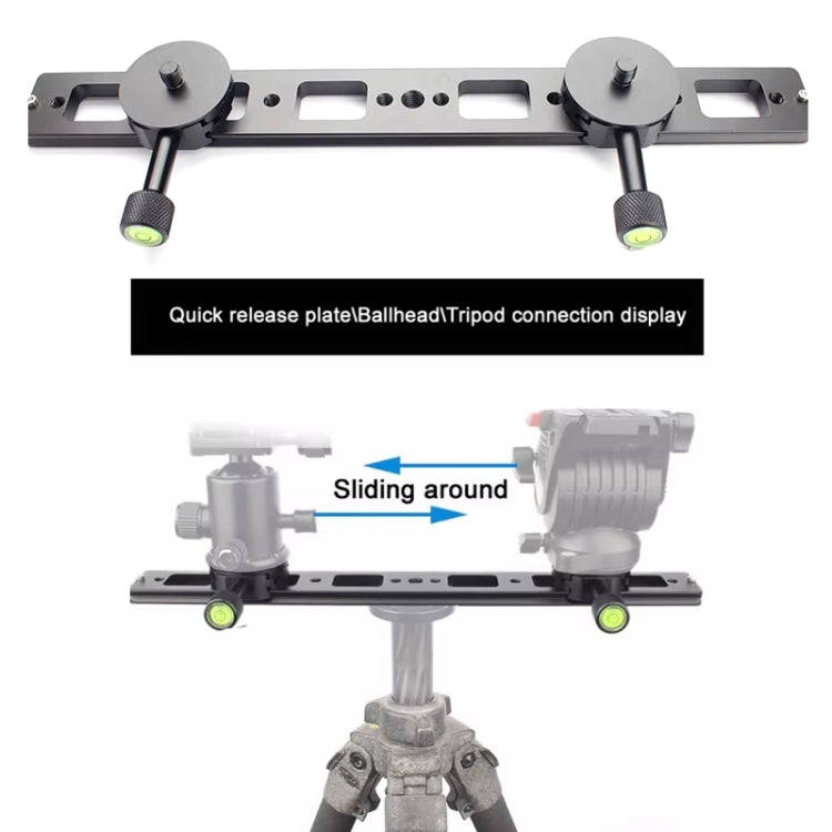Double Camera Bracket Arca Swiss Quick Release Plate, Spec: PU240