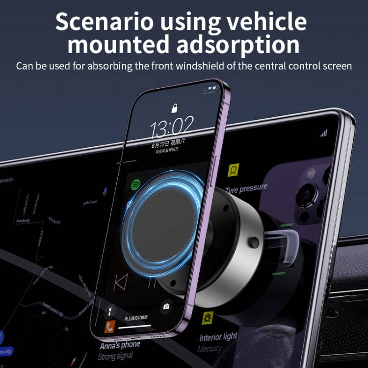 AIMITE X11 Car Vacuum Adsorption Cell Phone Magnetic Holder Universal Adjustable Navigation Suppo...