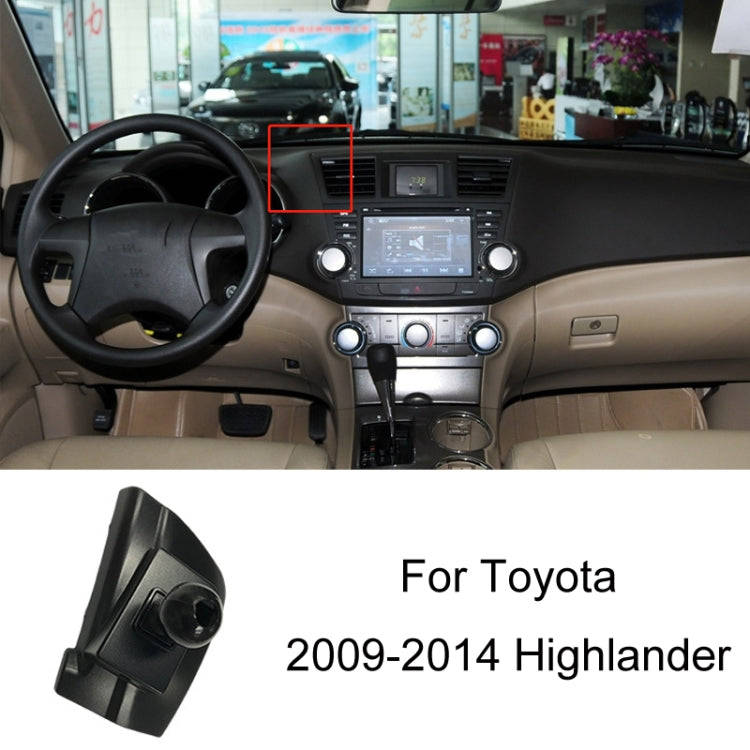 For Toyota Car Air Outlet Phone Holder Base, Model: 09-14 Highlander Left Driving