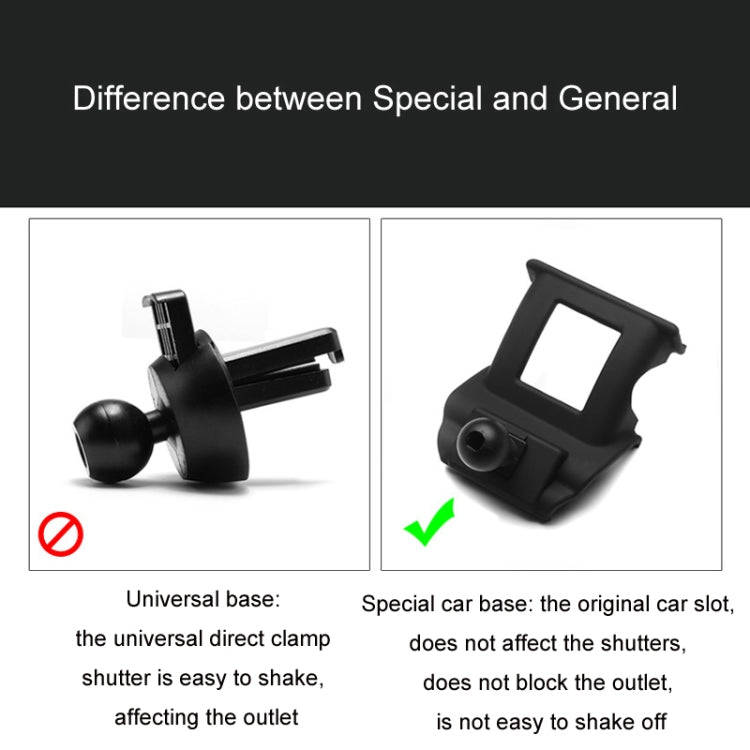 For Toyota Car Air Outlet Phone Holder Base, Model: 09-12 RAV4 Left Driving