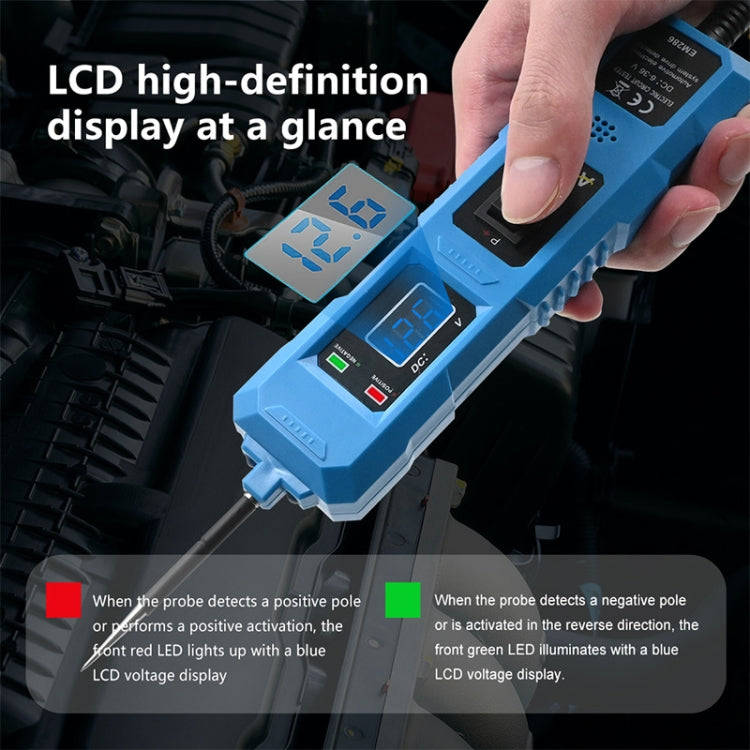 EM286 Multifunctional Car Circuit Electrical System Driving Test Pen, Style: Red 4m