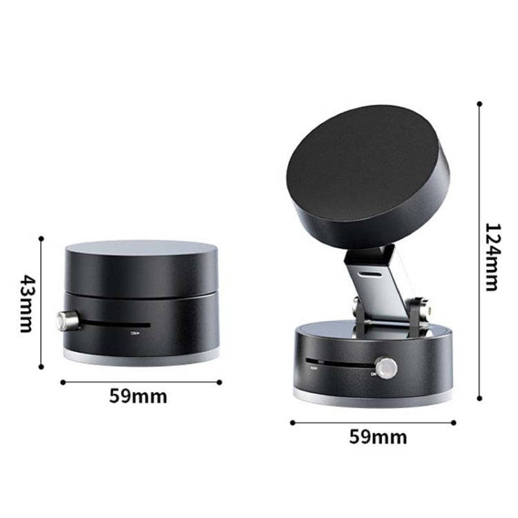 AIMITE P1 Vacuum Adsorption Foldable Suction Cup Car Cell Phone Navigation Holder(White)
