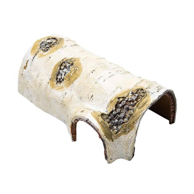 L Aquarium Birch Shape Hiding House Reptiles Lizards Aquascape