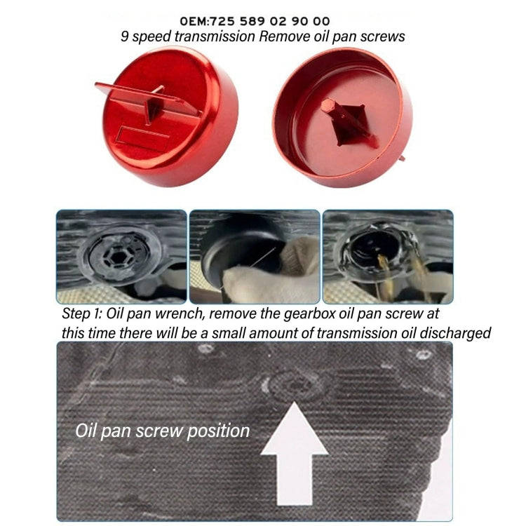 9-speed Oil Level Check Adjustment Gearbox Oil Change Tool(4pcs /Set)