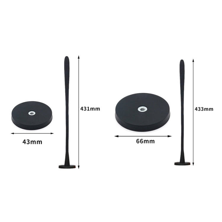 Universal Flexible Magnetic Washing Machine Door Stopper Front Load Washer Door Prop 43mm Black