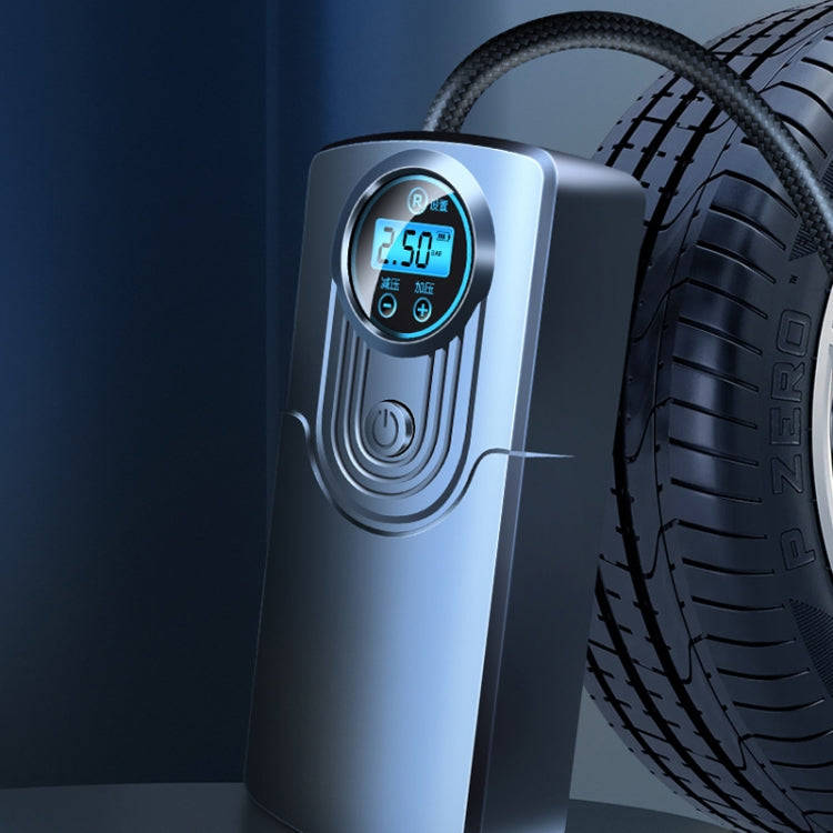 Car Portable Mini Digital Display High Power Multifunctional Inflatable Pump, Model: Wireless