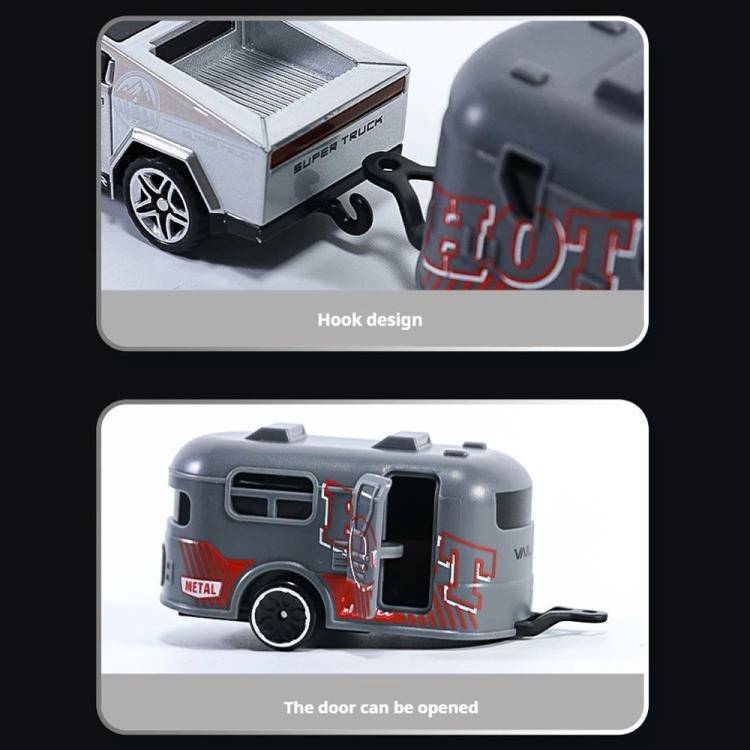1:64 Mini Alloy 2.4Ghz Remote Control Car Children Rechargeable Model Car, Color: CO-5501E Gray