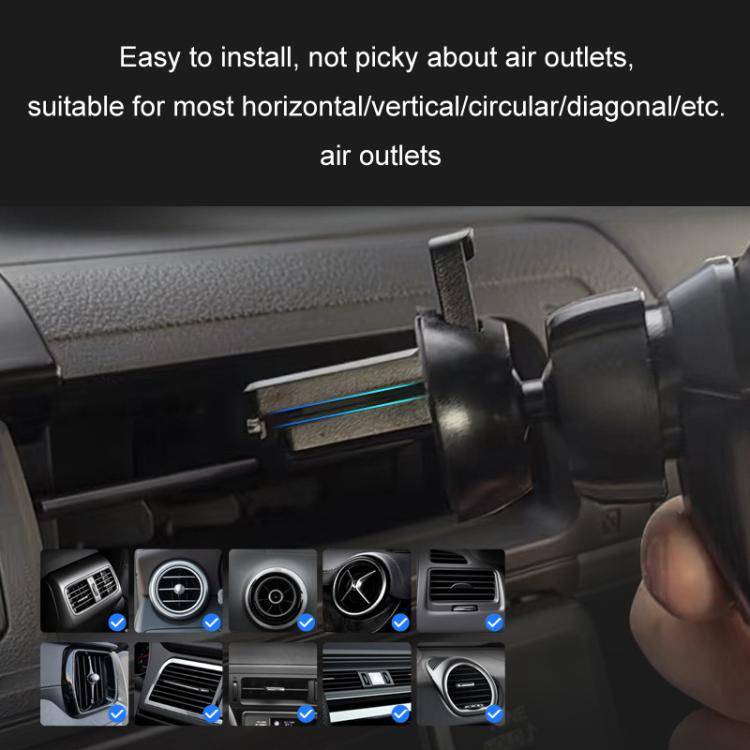 Vehicle Air Ooutlet Gravity Navigation Phone Bracket(A Style)