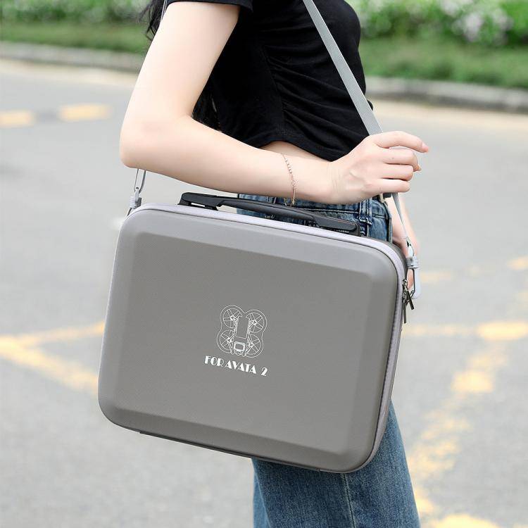 For DJI Avata 2 BKANO Portable Storage Bag Shoulder Crossbody Bag(Gray)