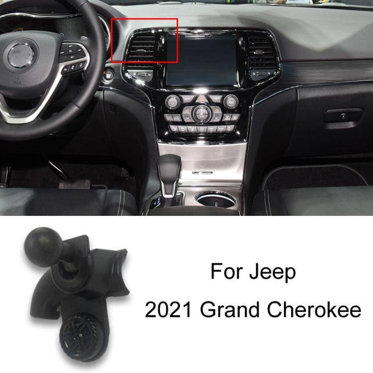 For Jeep Left Driving Car Special Mobile Phone Navigation Bracket Base, Model: 21 Grand Cherokee