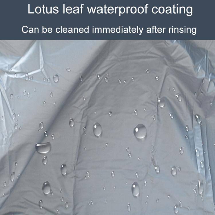 Car PE Film Waterproof And Dustproof Four Seasons Universal Coat Cover, Size: M(Silver Gray)