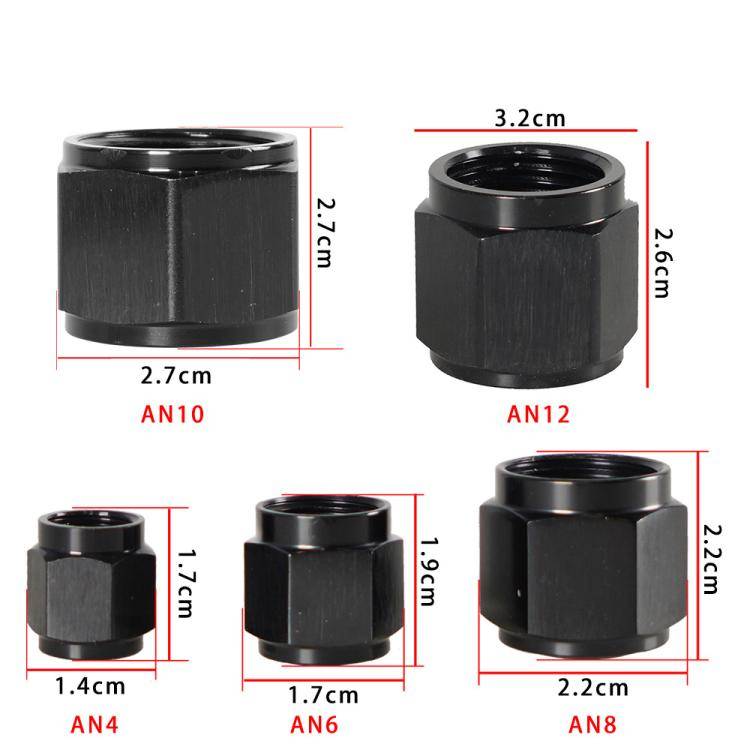 AN10 Oil Pipe Plug Aluminum Alloy Nut Car Modification Adapter