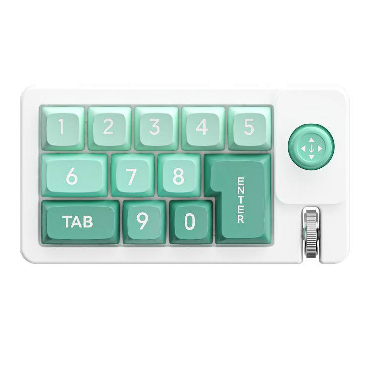 MKESPN K810 Joystick RGB Backlight Hot Swap Macro Customized Wired Mechanical Gaming Keyboard(Green)
