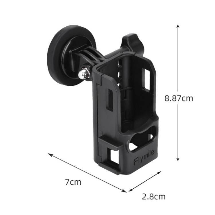 6pcs /Set For DJI Osmo Pocket 3 Flymile Magnetic Bracket Fixed Base Back Clip Adapter Bezel Acces...