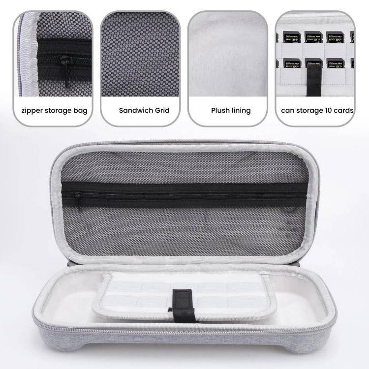 For Nintendo Switch 2 Game Console Storage Bag EVA Fabric Handbag(Black)