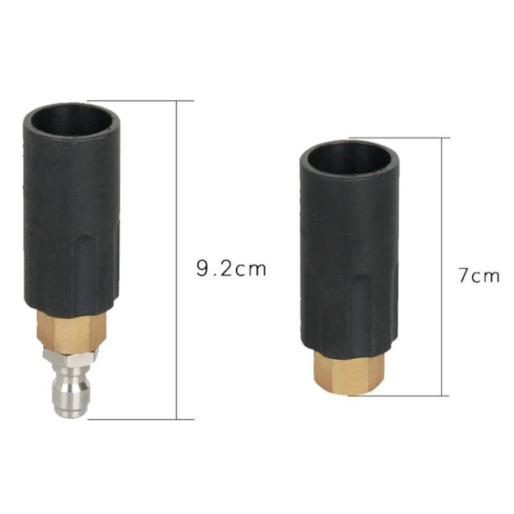 Universal High Pressure Spray Adjustable Nozzle Washer Cleaning Parts, Connector: Inner Wire M1/4
