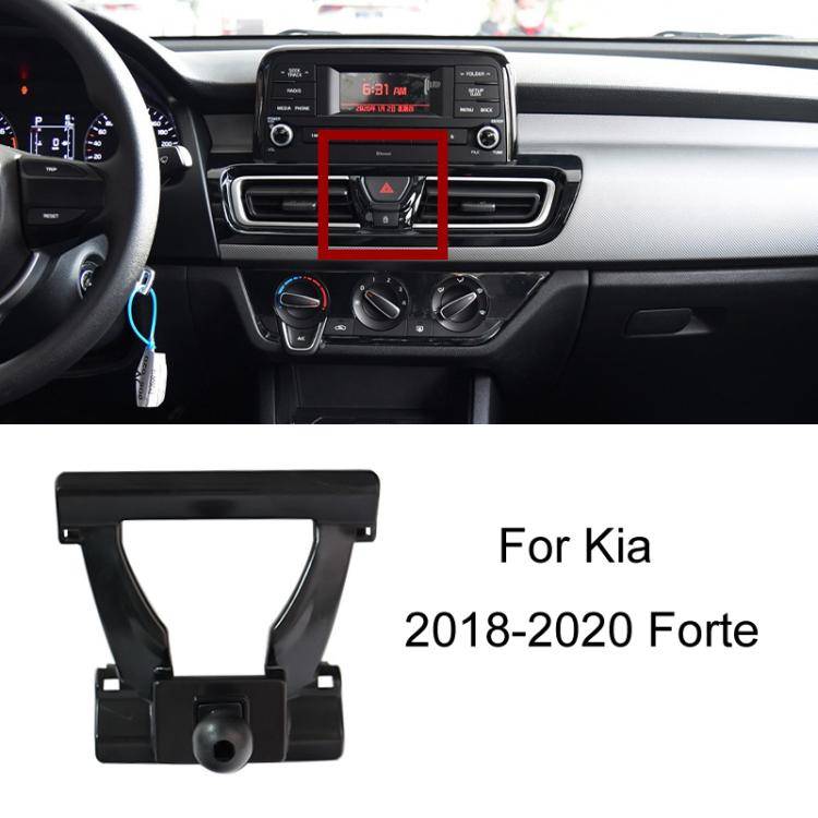 For Kia Left Driving Car Special Mobile Phone Navigation Bracket Base, Model: 18-20 Forte