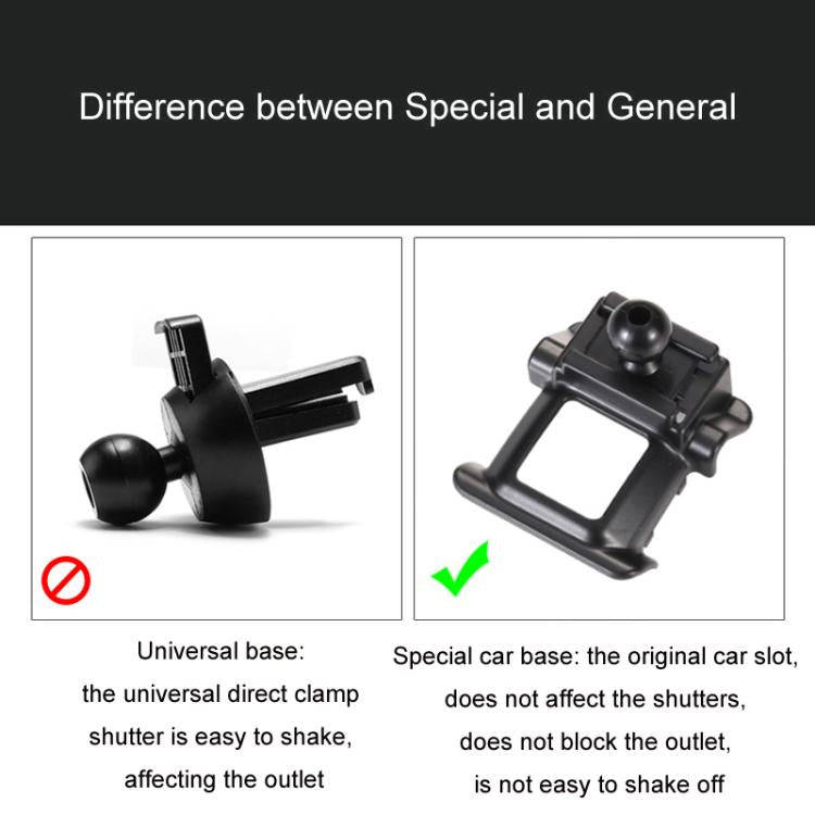 For Kia Left Driving Car Special Mobile Phone Navigation Bracket Base, Model: 07-13 Sportage