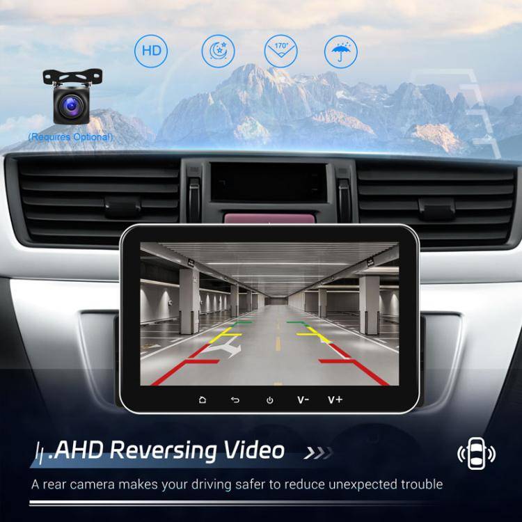 7 inch Horizontal Screen Android 13.0 Single Spindle Universal Car Multimedia Player, Style: Stan...