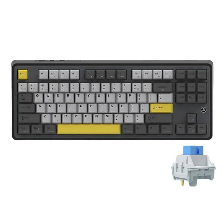 Ajazz AK870 Wireless Bluetooth Tri-mode Mechanical Keyboard RGB DIY Custom Hot Swap Gaming Keyboa...