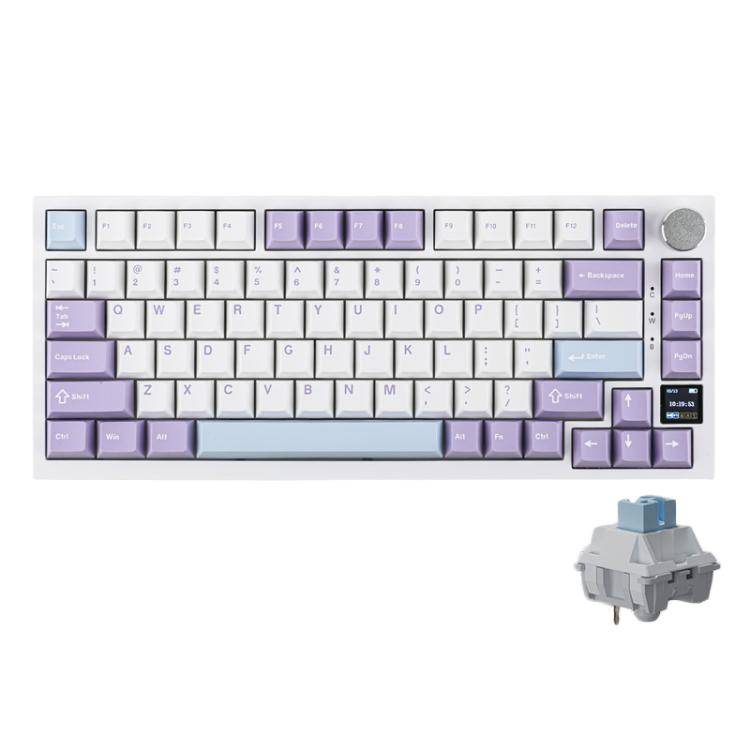 Ajazz AK820 Pro Wireless Bluetooth Tri- mode Custom Hot Swap Gasket Mechanical Gaming Keyboard Wi...
